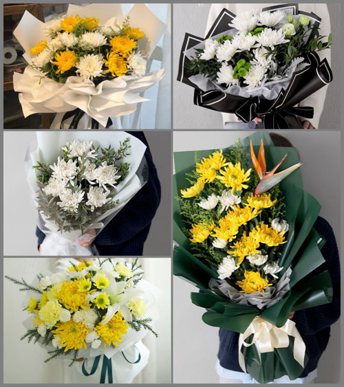 广东江门市蓬江区棠下镇北达村白事花束代送